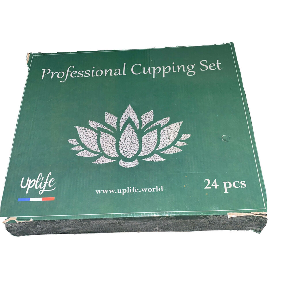 24 Cups Medical Professional Vacuum Cupping Therapy Equipment Healthy Suction